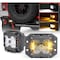 Race Sport 40-Watt LED Auxiliary Flush Mount Light with Amber Side Strobe PR RS02FMA - alternate 2